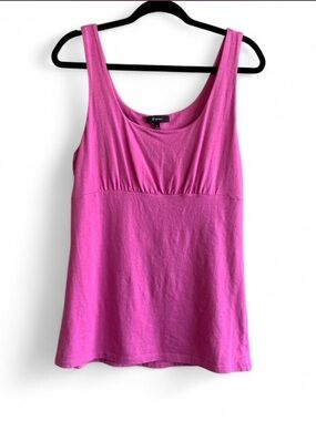 Y2K Express Pink Scoop Neck Tank Top size Large